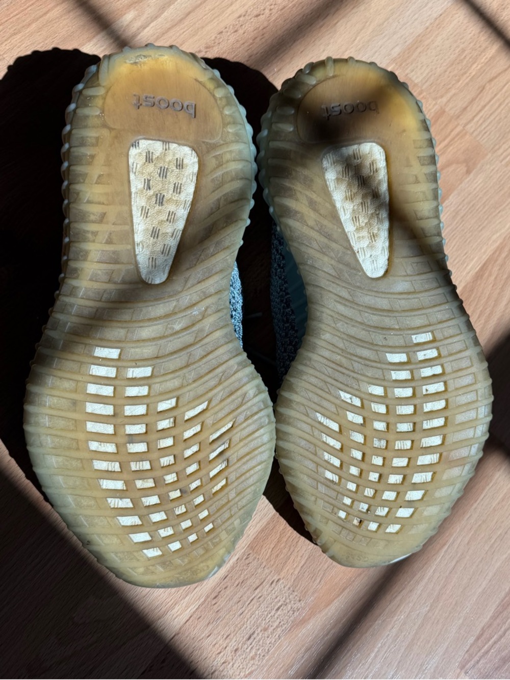 Adidas Yeezy Boost 350 V2 Womens/Men Blue Gray Running Shoes - Picture 2 of 4